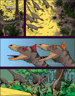 velociraptor graphic novel